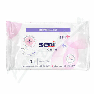 Seni Care intimní vlhčené ubrousky Inti+ 20ks porovnat ceny