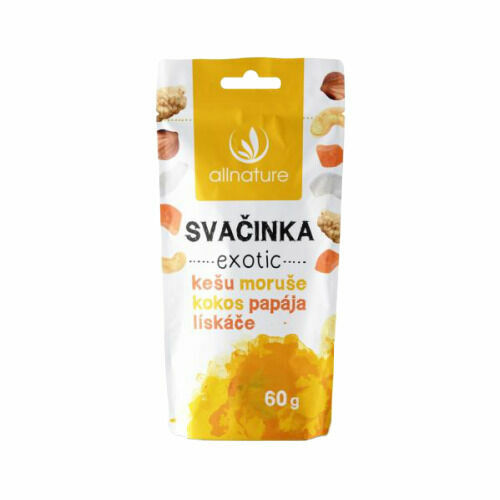 Allnature směs svačinka Exotic 60g porovnat ceny