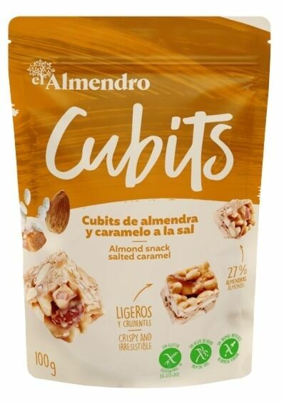 Almendro Cubits mandlové kostky se slaným karamelem 100g porovnat ceny