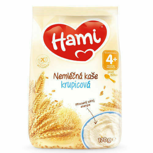 Hami nemléčná kaše krupicová 170g 4M porovnat ceny