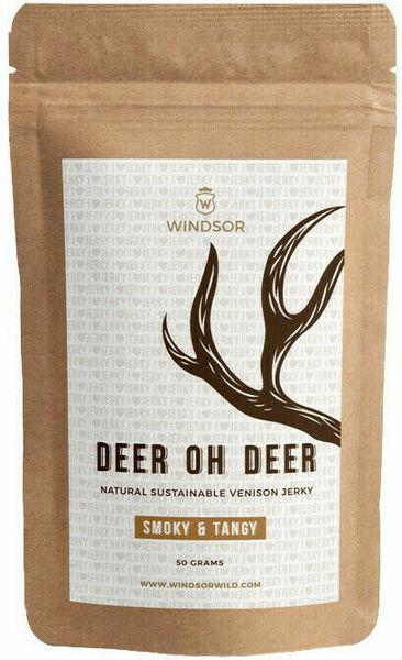 Rustic Jerky  Windsor Jerky Sušene jelení maso příchuť Smoky - Tangy 40g porovnat ceny