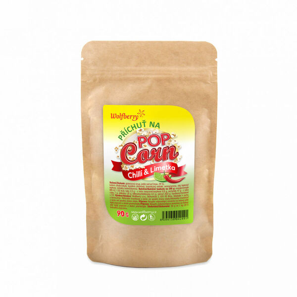 WOLFBERRY Příchuť na popcorn Chilli a Limetka 90 g porovnat ceny