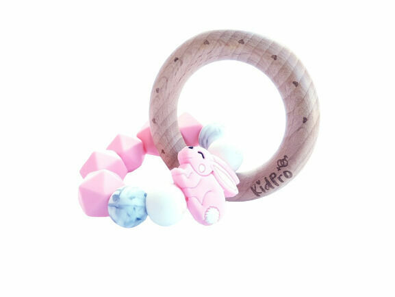 KidPro Mimi kousátko Zajíček růžový porovnat ceny