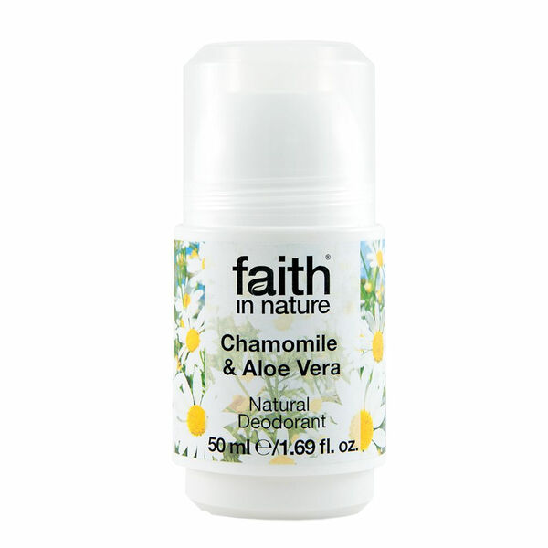 Faith in Nature Kuličkový deodorant pro ženy Heřmánek 50 ml porovnat ceny
