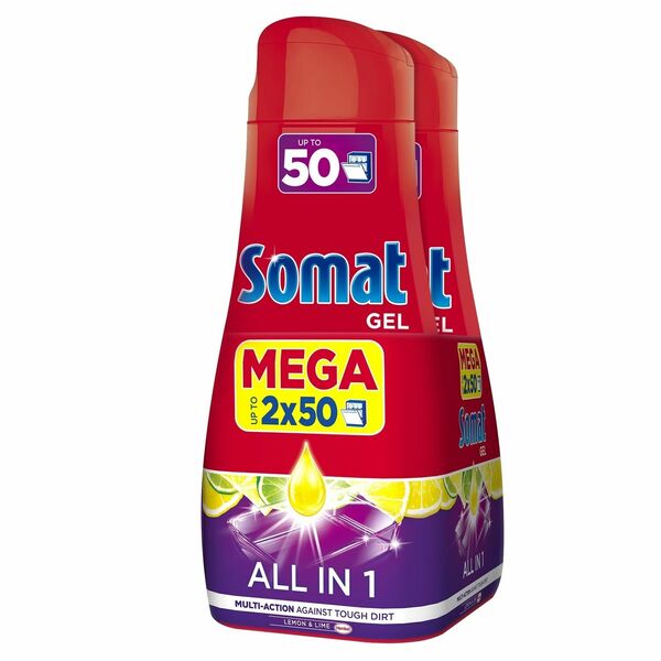 Somat gel All in 1 Lemon 2x 900ml porovnat ceny