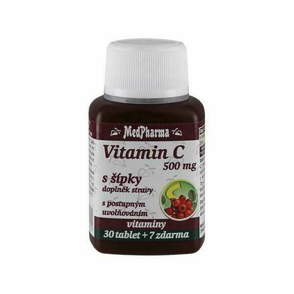 MedPharma Vitamin C 500mg s šípky 37 tablet porovnat ceny