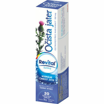 Revital Očista jater 20 šumivých tablet porovnat ceny