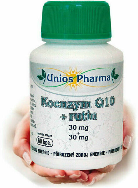 UniosPharma  Unios Pharma Koenzym Q10 30mg+rutin 60 kapslí porovnat ceny