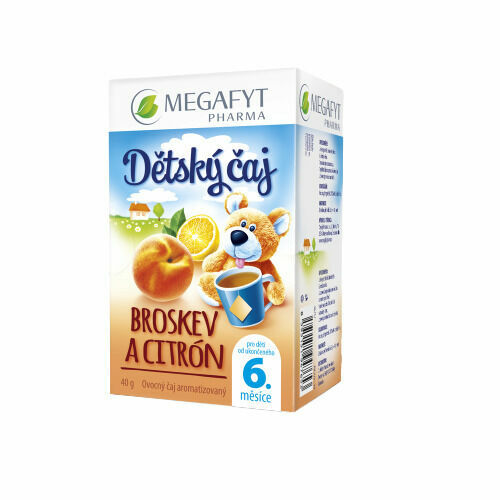 Megafyt Dětský čaj broskev a citrón 20x2g porovnat ceny