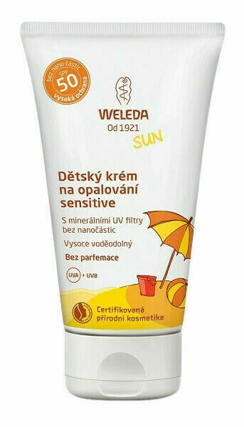 Weleda Dětský krém na opalování sensitive SPF50 50ml porovnat ceny