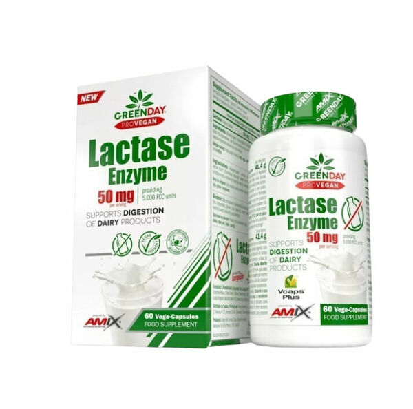 Amix ProVegan Lactase Enzyme 60 kapslí porovnat ceny