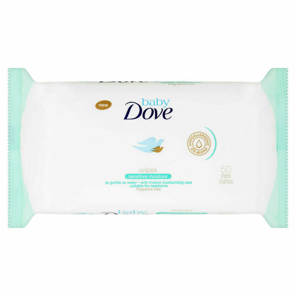 Baby Dove Vlhčené ubrousky Sensitive 50 porovnat ceny