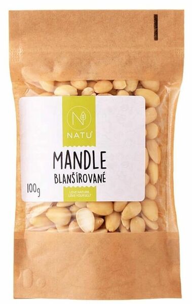 Natu Mandle blanšírované 100g porovnat ceny