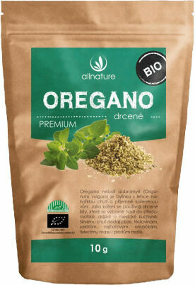 Allnature Oregáno drcené BIO 10g porovnat ceny
