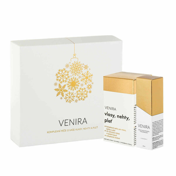 VENIRA dárkový set - 40 denní kúra 80 kapslí a sérum 30ml porovnat ceny