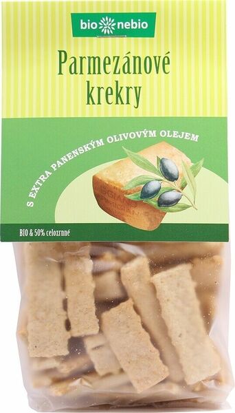 Bio nebio  bio*nebio Bio Parmezánové krekry s EP olivovým olejem 130g porovnat ceny