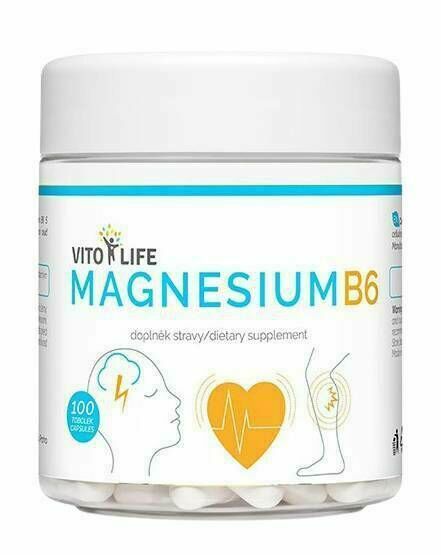 Vito Life Magnesium citrát + vitamín B6 100 tobolek porovnat ceny