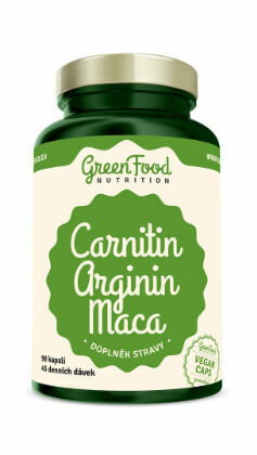GreenFood Nutrition Carnitin Arginin Maca 90cps porovnat ceny