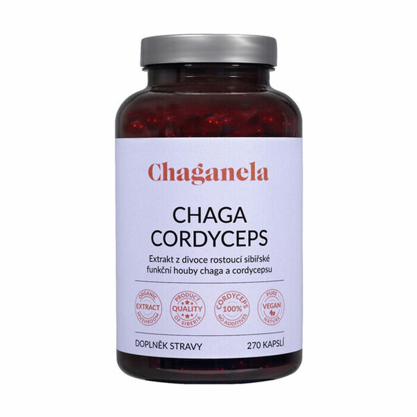 Chaganela Extrakt z cordycepsu 270 kapslí porovnat ceny