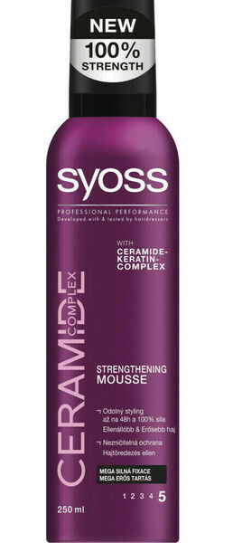 Syoss Ceramide Complex pěnové tužidlo mega silná fixace 5 250ml porovnat ceny