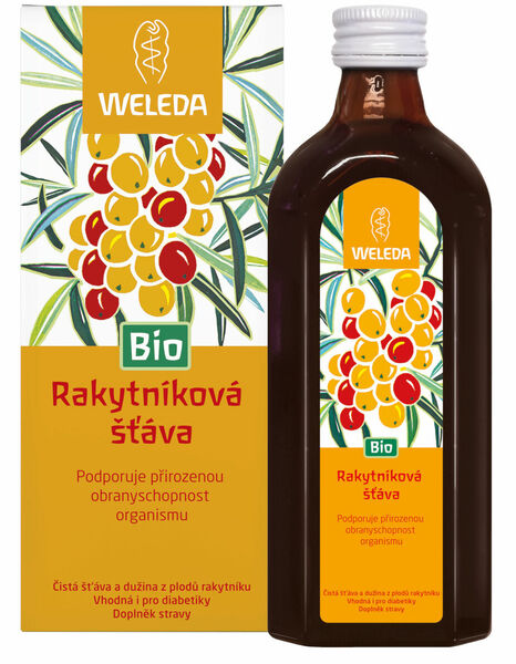 WELEDA BIO Rakytníková šťáva (bez cukru) 250ml porovnat ceny