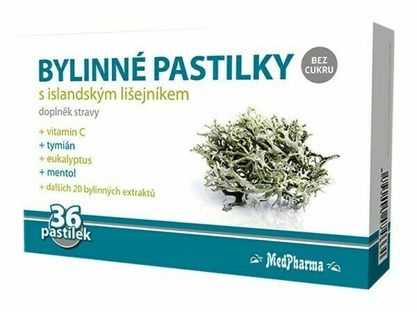 MedPharma Bylinné Islandský lišejník 36 pastilek porovnat ceny
