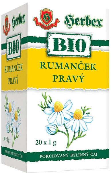 HERBEX BIO Tea Heřmánek pravý n.s.20x1g porovnat ceny