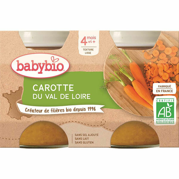BABYBIO Mrkev 2x130 g porovnat ceny