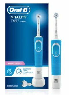 Oral-B Vitality 100 Sensitive Blue elektrický zubní kartáček porovnat ceny