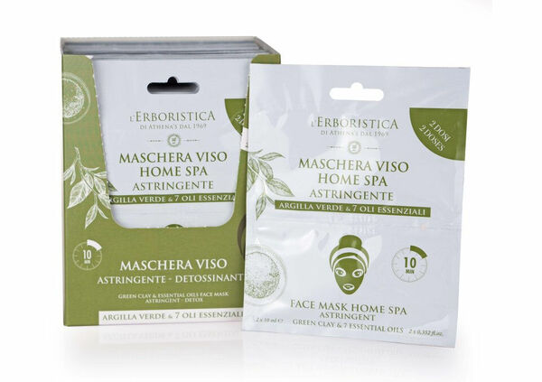 Erboristica Pleťová maska se zeleným jílem 2x10 ml porovnat ceny