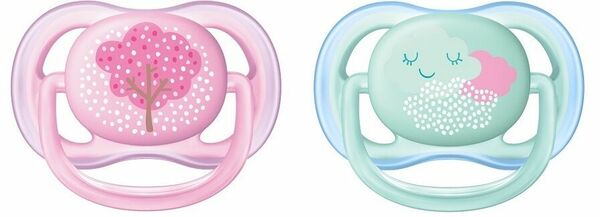 Philips Avent  AVENT Šidítko Ultra air Deco 0-6m dívka 2ks porovnat ceny
