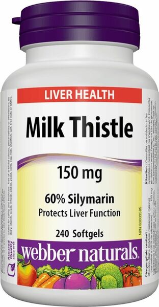 Webber Naturals Ostropestřec mariánský 150mg 240 tobolek porovnat ceny
