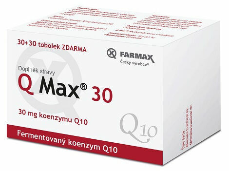 Farmax  Q Max 30mg 30+30 tobolek ZDARMA porovnat ceny