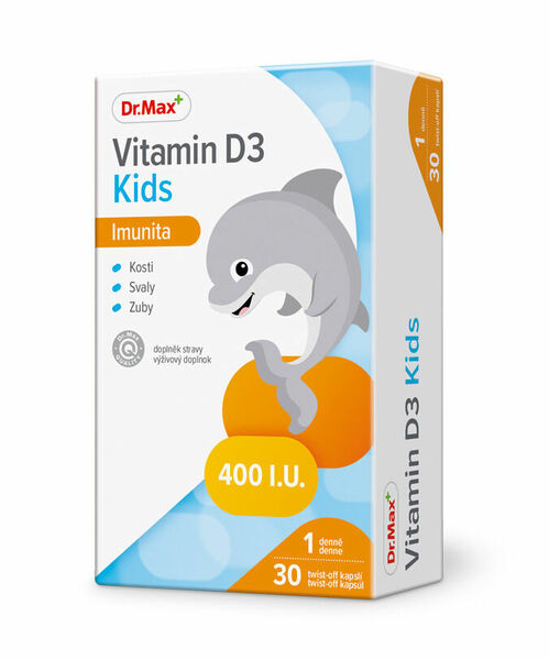 Dr.Max Vitamin D3 Kids 30 kapslí porovnat ceny