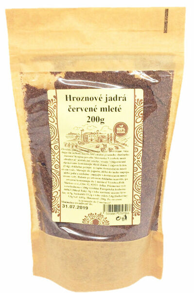 Najtelo  Jádra červených hroznů mleté ​​200g porovnat ceny
