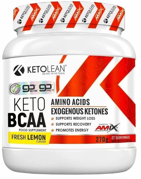 Amix KetoLean Keto goBHB + BCAA, Citron 270g porovnat ceny