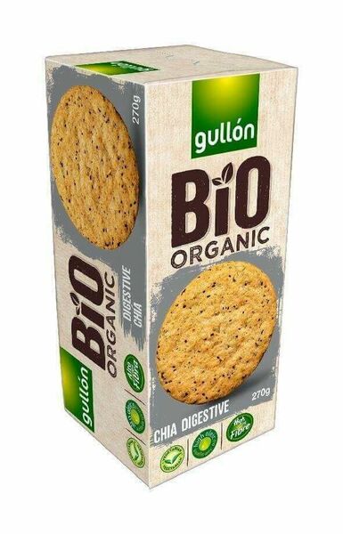 Gullón BIO Digestive sušenky s cereáliemi a chia semínky 270g porovnat ceny