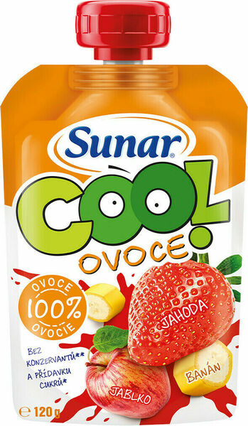 Sunárek Cool ovoce jahoda banán jablko 120 g porovnat ceny