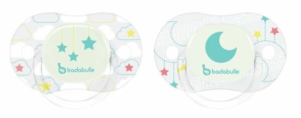 Badabulle dudlík LUMI REVERS Star Moon 12-36m 2ks porovnat ceny