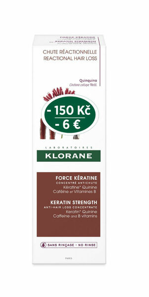 KLORANE Force Kératine koncentrát při vypadávání vlasů 125 ml porovnat ceny