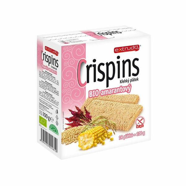 EXTRUDO BIO Crispins Amarantový plátek 100 g porovnat ceny