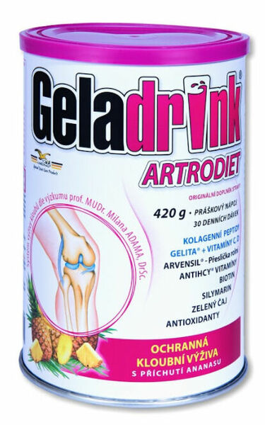 Geladrink Artrodiet Nápoj ananas 420g porovnat ceny