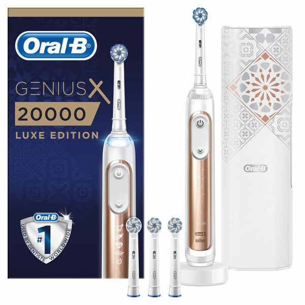 Oral-B Genius X 20000 Luxe Edition Rose Gold elektrický zubní kartáček porovnat ceny