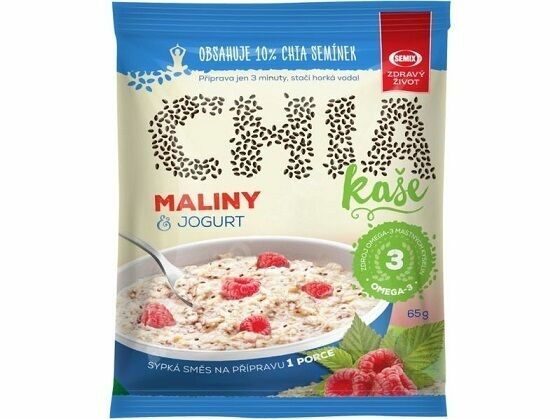 Semix  Chia kaše maliny a jogurt 65g porovnat ceny