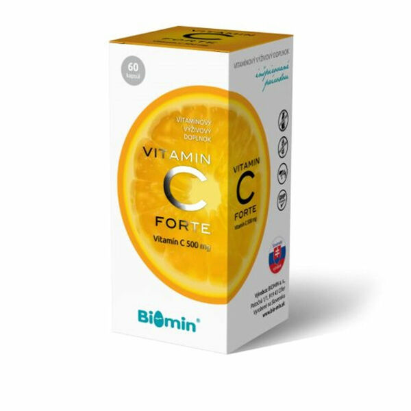 BIOMIN Vitamin C forte 60 kapslí porovnat ceny