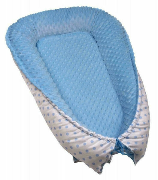 T-tomi  Hnízdečko pro miminko MINKY, white / blue dots porovnat ceny