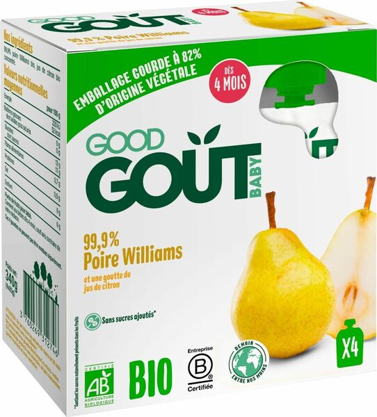 Good Gout BIO Hruška 4x85g porovnat ceny