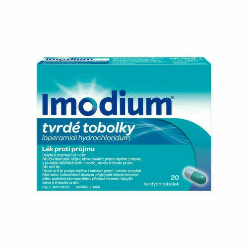 IMODIUM 2MG tvrdé tobolky 20 porovnat ceny