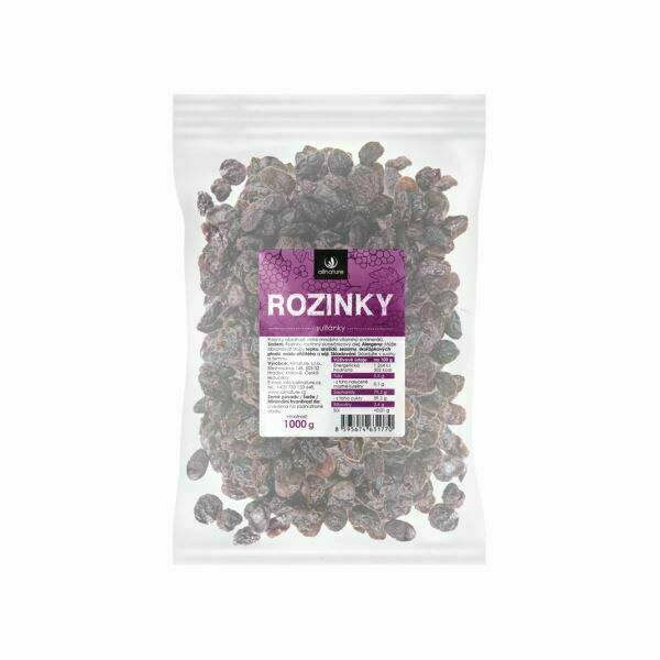 Allnature Rozinky sultánky 1000g porovnat ceny