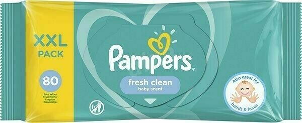 Pampers ubrousky Fresh Clean XXL 80ks porovnat ceny